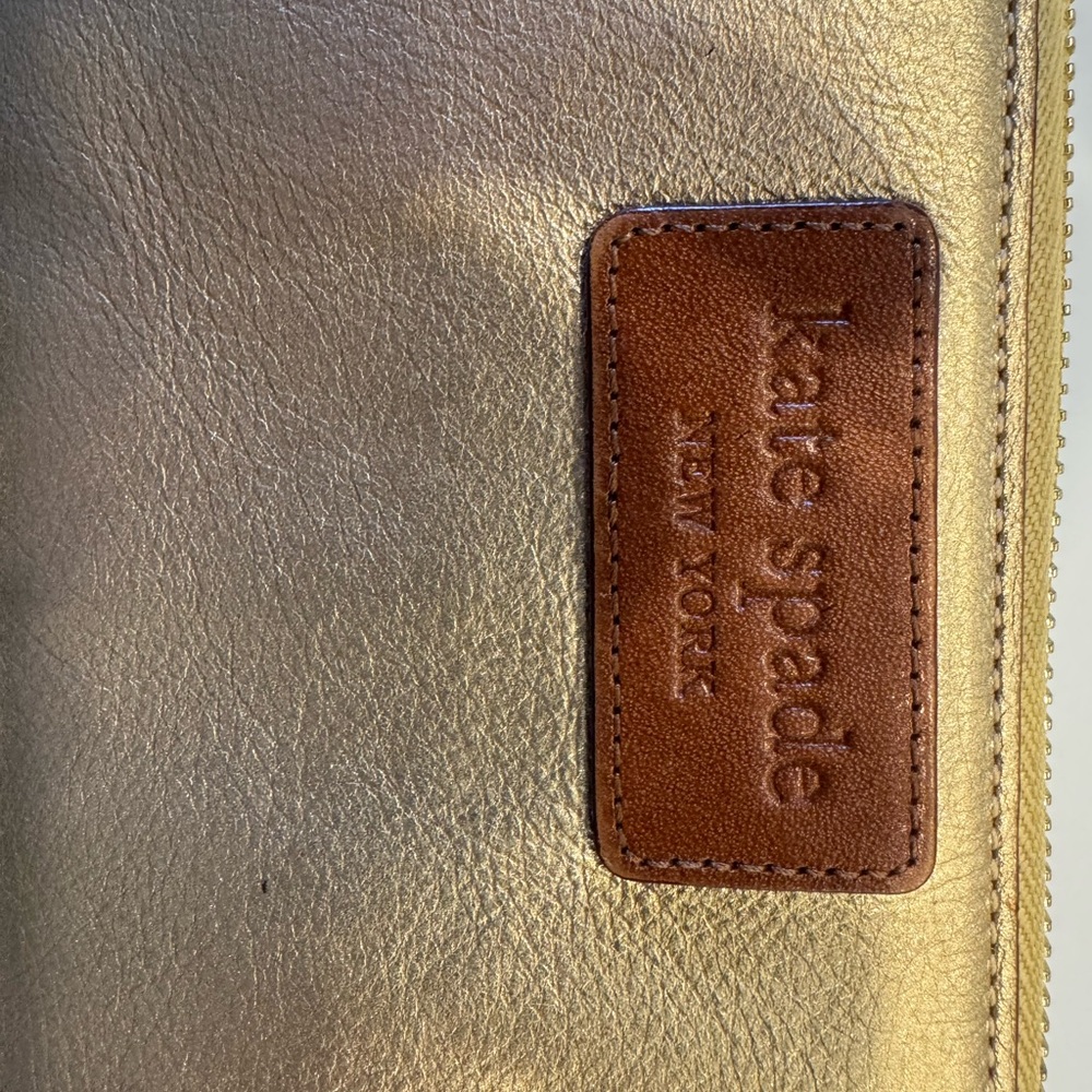 Kate Spade Metallic Gold Wallet